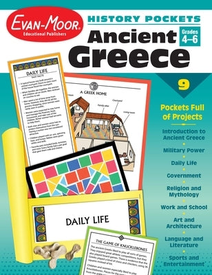 History Pockets: Ancient Greece, Grade 4 - 6 Teacher Resource by Evan-Moor Educational Publishers