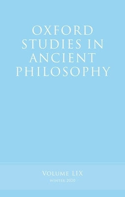 Oxford Studies in Ancient Philosophy, Volume 59 by Caston, Victor