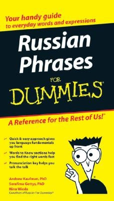 Russian Phrases for Dummies by Kaufman, Andrew D.