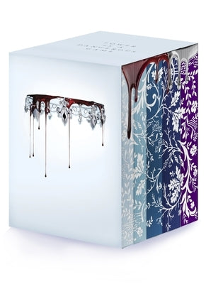 Red Queen 10th Anniversary Deluxe 5-Book Box Set with Stenciled Edges: Red Queen, Glass Sword, King's Cage, War Storm, Broken Throne by Aveyard, Victoria