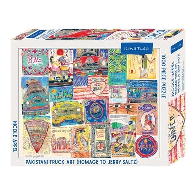 Pakistani Truck Art (Homage to Jerry Saltz): 1000 Piece Puzzle by Appel, Nicole