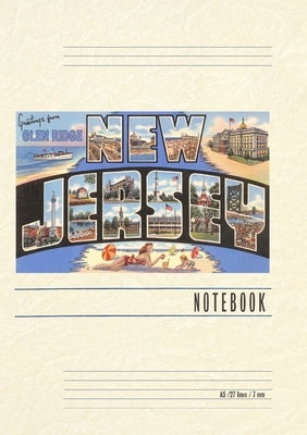 Vintage Lined Notebook Greetings from Glen Ridge, New Jersey by Found Image Press