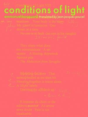 Conditions of Light: Elegies by Hocquard, Emmanuel