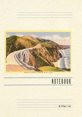 Vintage Lined Notebook Greetings from Big Sur by Found Image Press