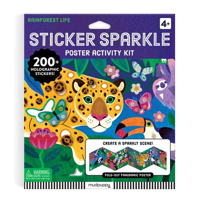 Rainforest Life Sticker Sparkle Poster Activity Kit by Mudpuppy