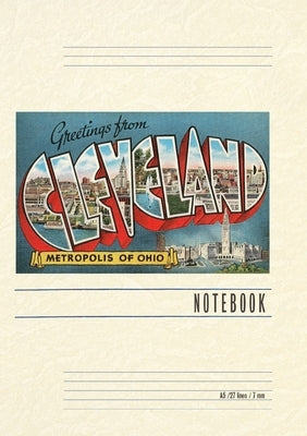 Vintage Lined Notebook Greetings from Cleveland by Found Image Press