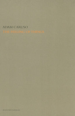 The Feeling of Things by Adam Caruso by Caruso, Adam