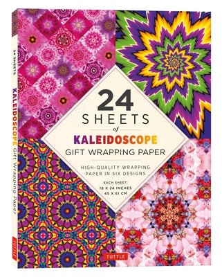Kaleidoscope Gift Wrapping Paper - 24 Sheets: 18 X 24 (45 X 61 CM) Wrapping Paper by Tuttle Studio