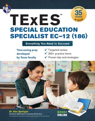 TExES Special Education Specialist Ec-12 (186) 2026-2027 by Springer, Ken
