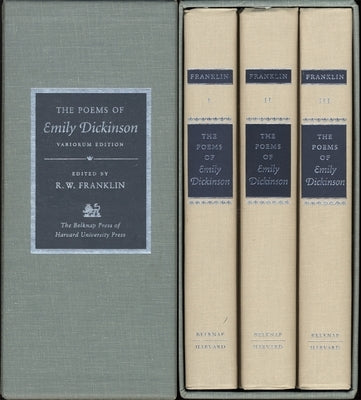 The Poems of Emily Dickinson: Variorum Edition by Dickinson, Emily