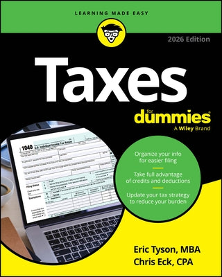 Taxes for Dummies, 2026 Edition by Tyson, Eric