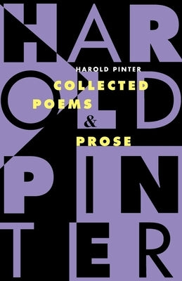 Harold Pinter by Pinter, Harold