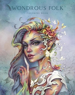 Wondrous Folk Coloring Book by Karron, Christine