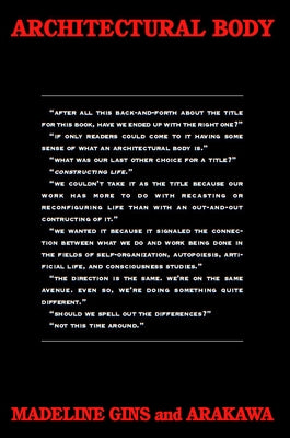 Architectural Body by Arakawa, Shusaku