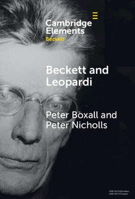 Beckett and Leopardi by Boxall, Peter