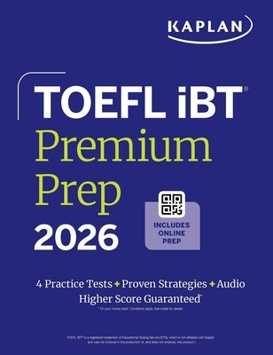 TOEFL IBT Premium Plus 2026 by Kaplan Test Prep