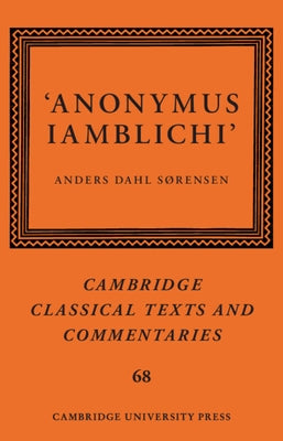 'Anonymus Iamblichi' by Sørensen, Anders Dahl