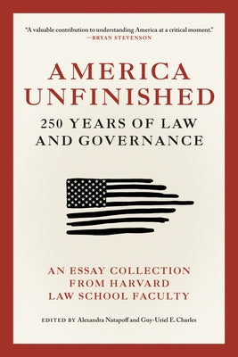 America Unfinished: 250 Years of Law and Governance by Natapoff, Alexandra