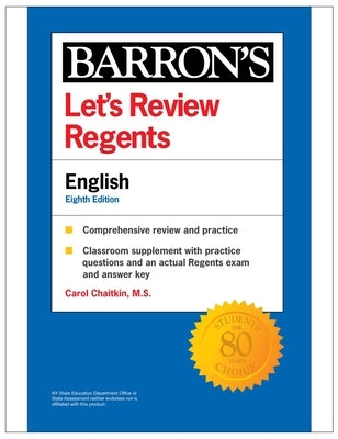 Let's Review Regents: English, Eighth Edition by Chaitkin, Carol