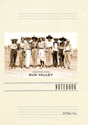 Vintage Lined Notebook Greetings from Sun Valley, Cowgirls by Found Image Press