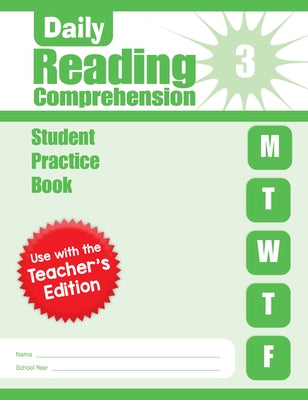 Daily Reading Comprehension, Grade 3 Student Edition Workbook by Evan-Moor Educational Publishers