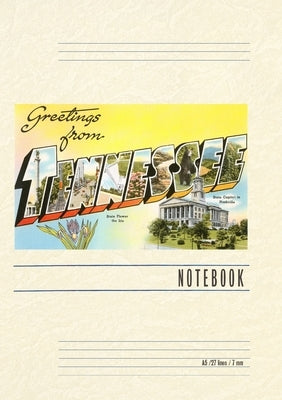 Vintage Lined Notebook Greetings from Tennessee by Found Image Press