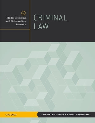 Criminal Law by Christopher, Kathryn