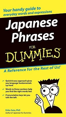 Japanese Phrases for Dummies by Sato, Eriko