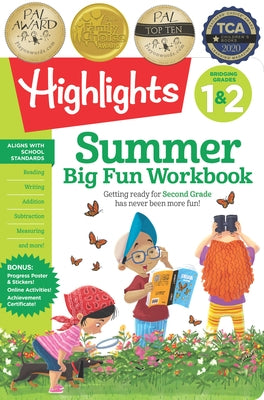 Summer Big Fun Workbook Bridging Grades 1 & 2: Summer Before Second Grade Prep Workbook for Spelling, Reading Comprehension, Language Arts and More by Highlights Learning