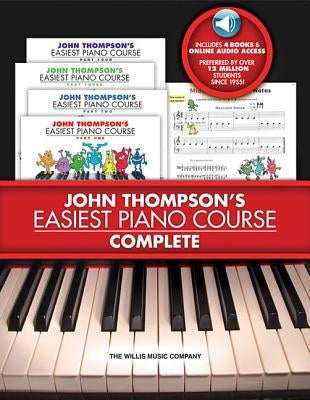 John Thompson's Easiest Piano Course Complete - Boxed Set (Book/Online Audio) by Thompson, John