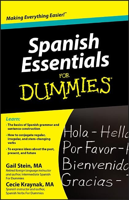 Spanish Essentials for Dummies by Stein, Gail