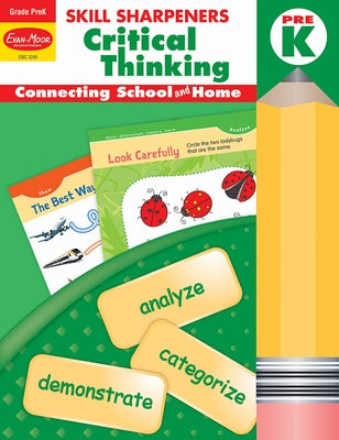 Skill Sharpeners: Critical Thinking, Prek Workbook by Evan-Moor Educational Publishers