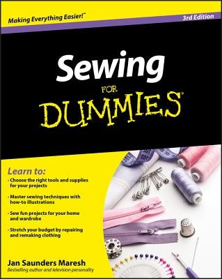 Sewing for Dummies by Saunders Maresh, Jan