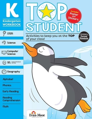 Top Student, Kindergarten Workbook by Evan-Moor Educational Publishers