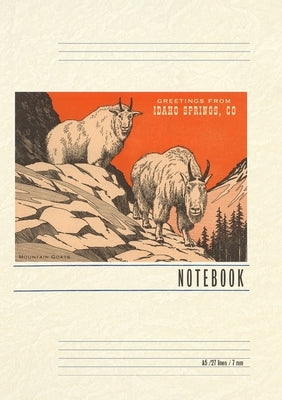 Vintage Lined Notebook Greetings from Idaho Springs, Colorado by Found Image Press