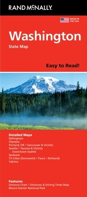 Rand McNally Easy to Read: Washington State Map by Rand McNally