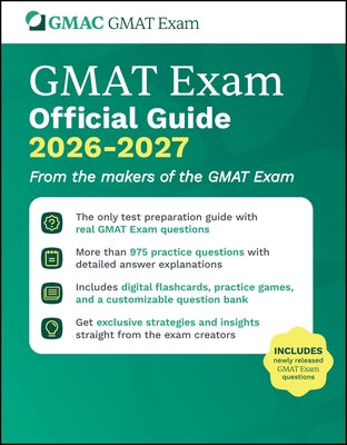GMAT Official Guide 2026 - 2027: Book + Online Question Bank by Gmac (Graduate Management Admission Coun