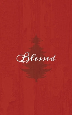 Blessed: A Red Hardcover Decorative Book for Decoration with Spine Text to Stack on Bookshelves, Decorate Coffee Tables, Christmas Decor, Holiday Deco by Murre Book Decor