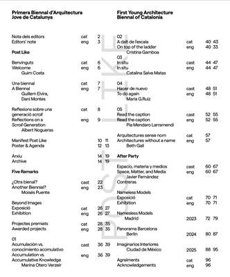 Post Like: 1st Young Architecture Biennial by FernÃ¡ndez, Eduard