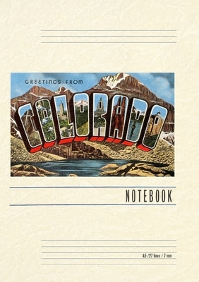 Vintage Lined Notebook Greetings from Colorado by Found Image Press