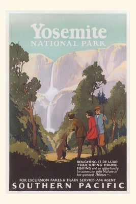 Vintage Journal Yosemite National Park Southern Pacific Railway Poster by Found Image Press