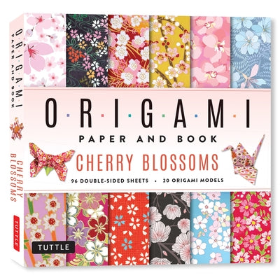 Cherry Blossoms Origami Paper and Book: 20 Easy Models with 96 High Quality Folding Sheets (Double-Sided) by Tuttle Studio