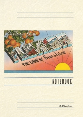 Vintage Lined Notebook Greetings from Florida by Found Image Press