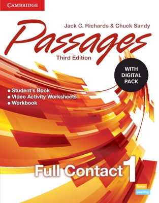 Passages Level 1 Full Contact with Digital Pack by Richards, Jack C.