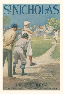 Vintage Journal St. Nicholas Baseball Poster by Found Image Press