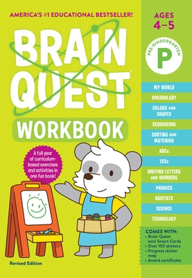 Brain Quest Workbook: Pre-K Revised Edition by Workman Publishing