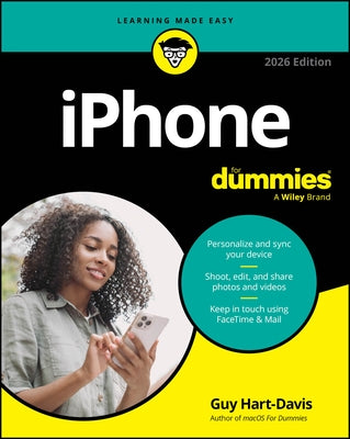 iPhone for Dummies, 2026 Edition by Hart-Davis, Guy