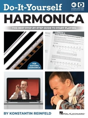 Do-It-Yourself Harmonica: The Best Step-By-Step Guide to Start Playing - Book with Online Audio and Instructional Videos by Konstantin Reinfeld