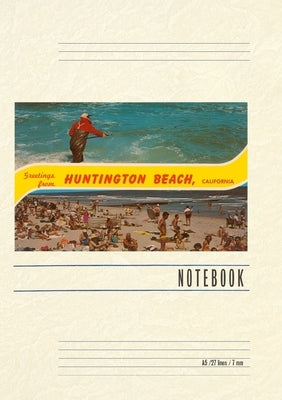 Vintage Lined Notebook Greetings from Huntington Beach by Found Image Press