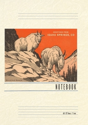 Vintage Lined Notebook Greetings from Idaho Springs by Found Image Press